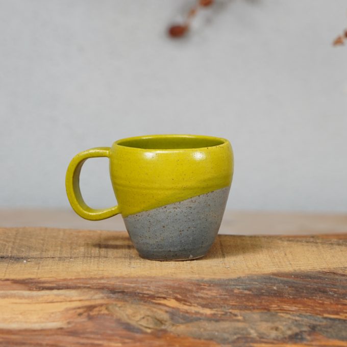 Double coloured espresso cup