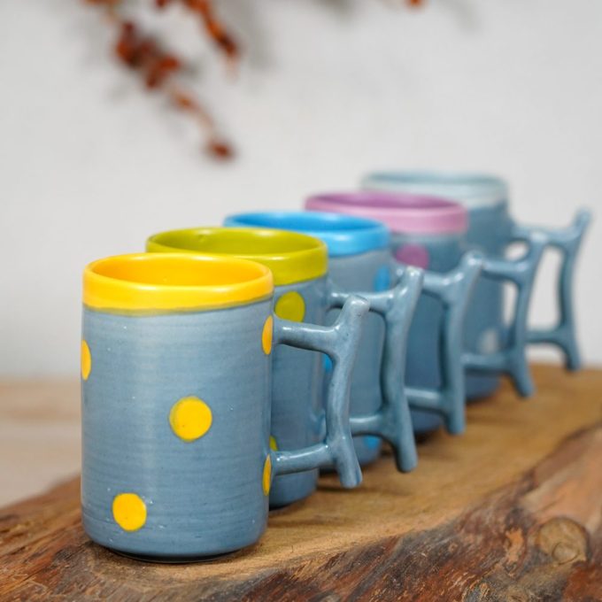 Coffee mug "Polka dots"