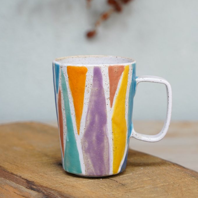 Coffee mug multi coloured
