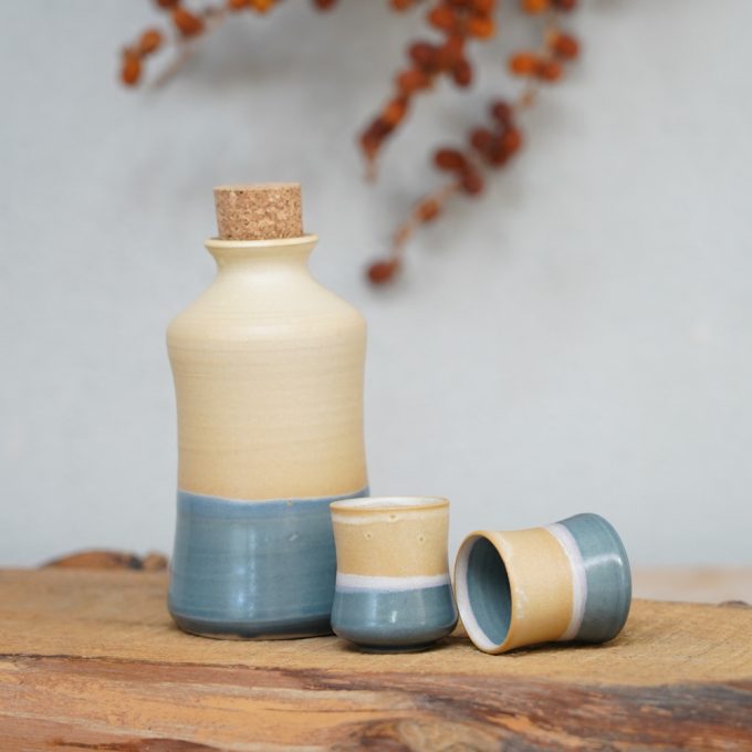 Double coloured Raki set for 2