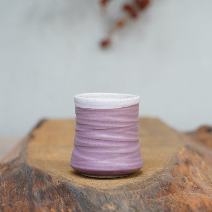 Double coloured wine cup "Half & Full"