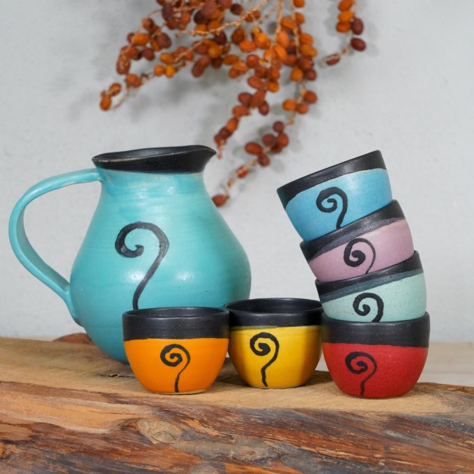 Wine Set for 6 "Spiral"