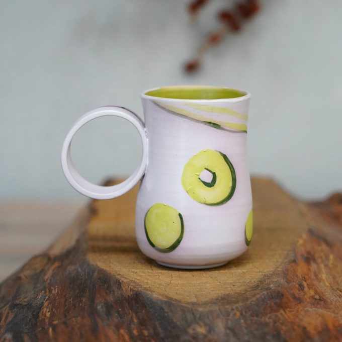 Coffee mug "Ring dots"