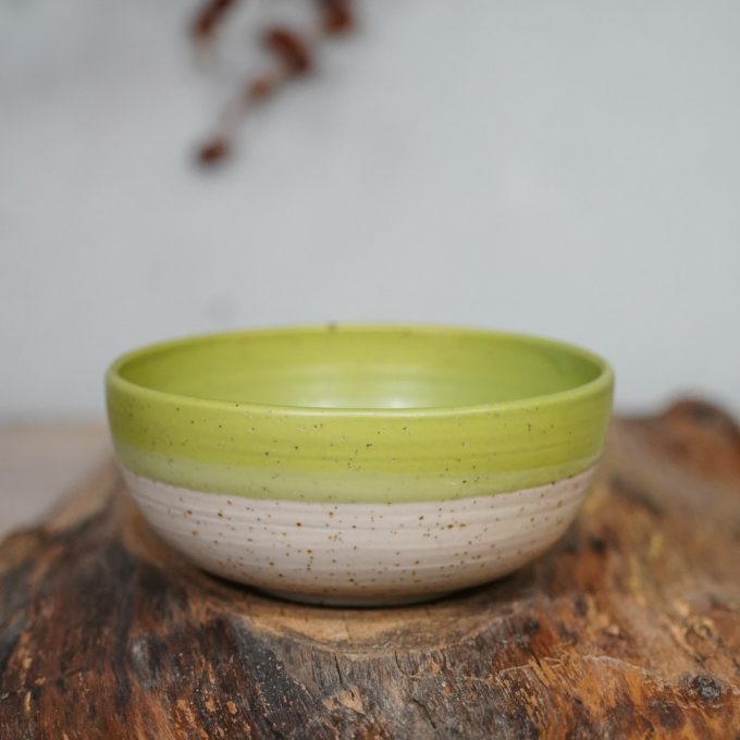 Double coloured bowl