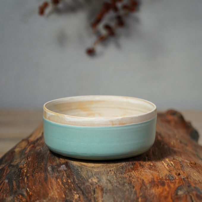 Food bowl for pets "Lucky dog, ceramic bowl" #2