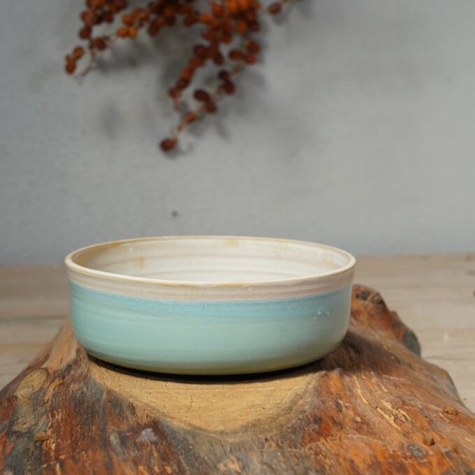 Food bowl for pets "Lucky dog, ceramic bowl" #2