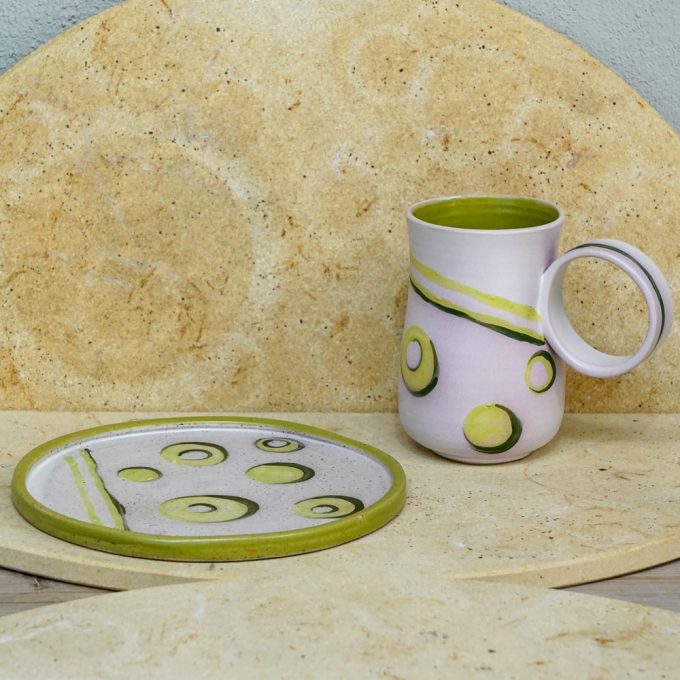 Food plate "Ring dots"