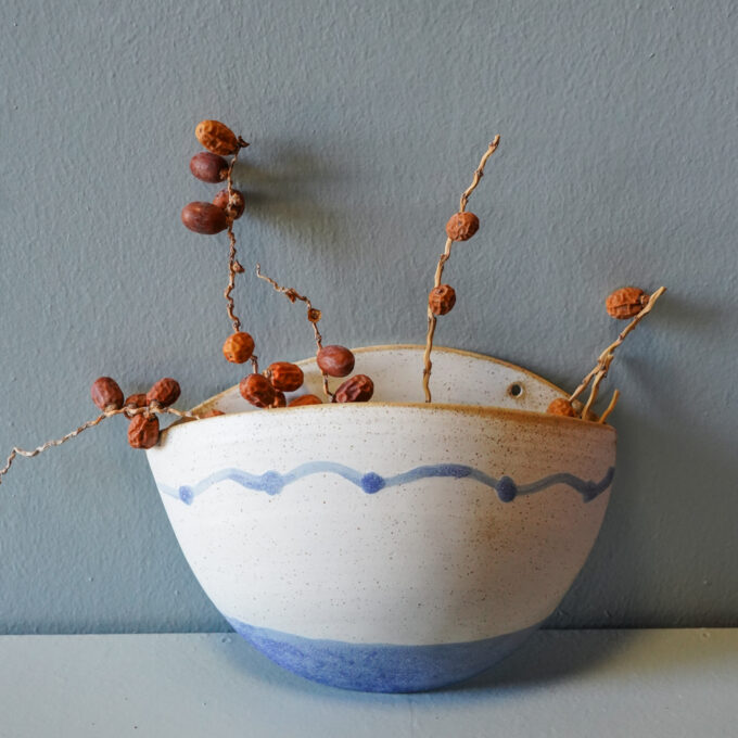 wall decoration bowl with organic form