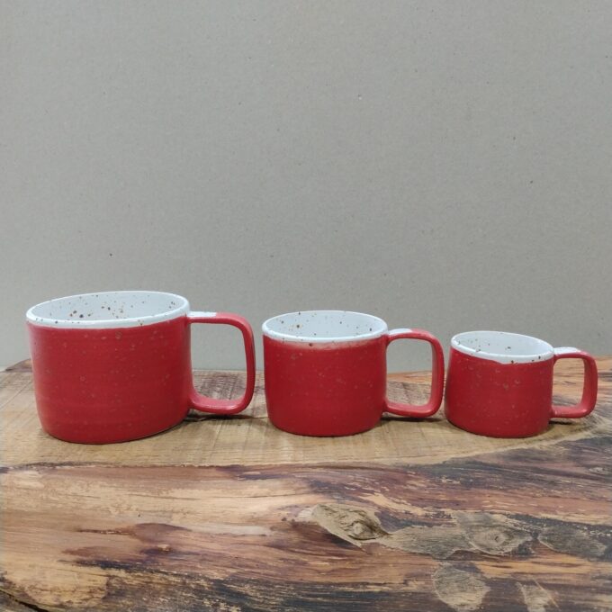 Exterior colored espresso cup