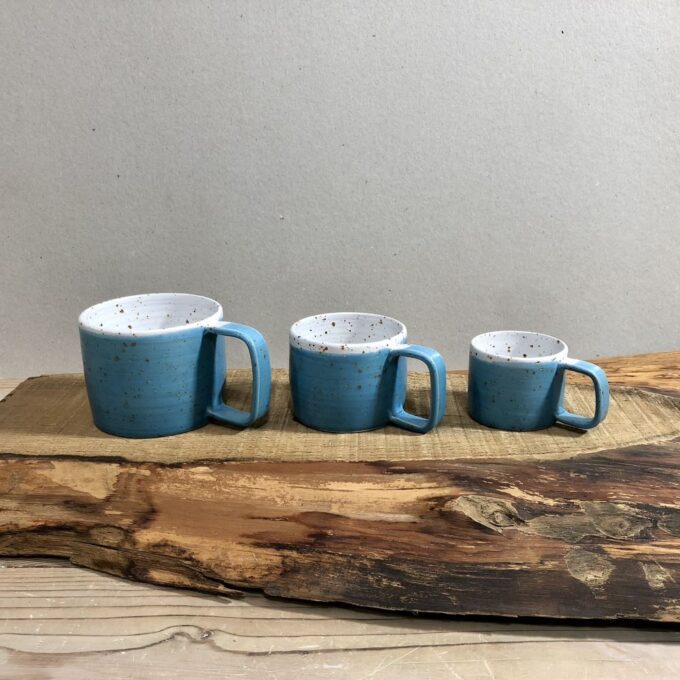 Exterior colored espresso cup